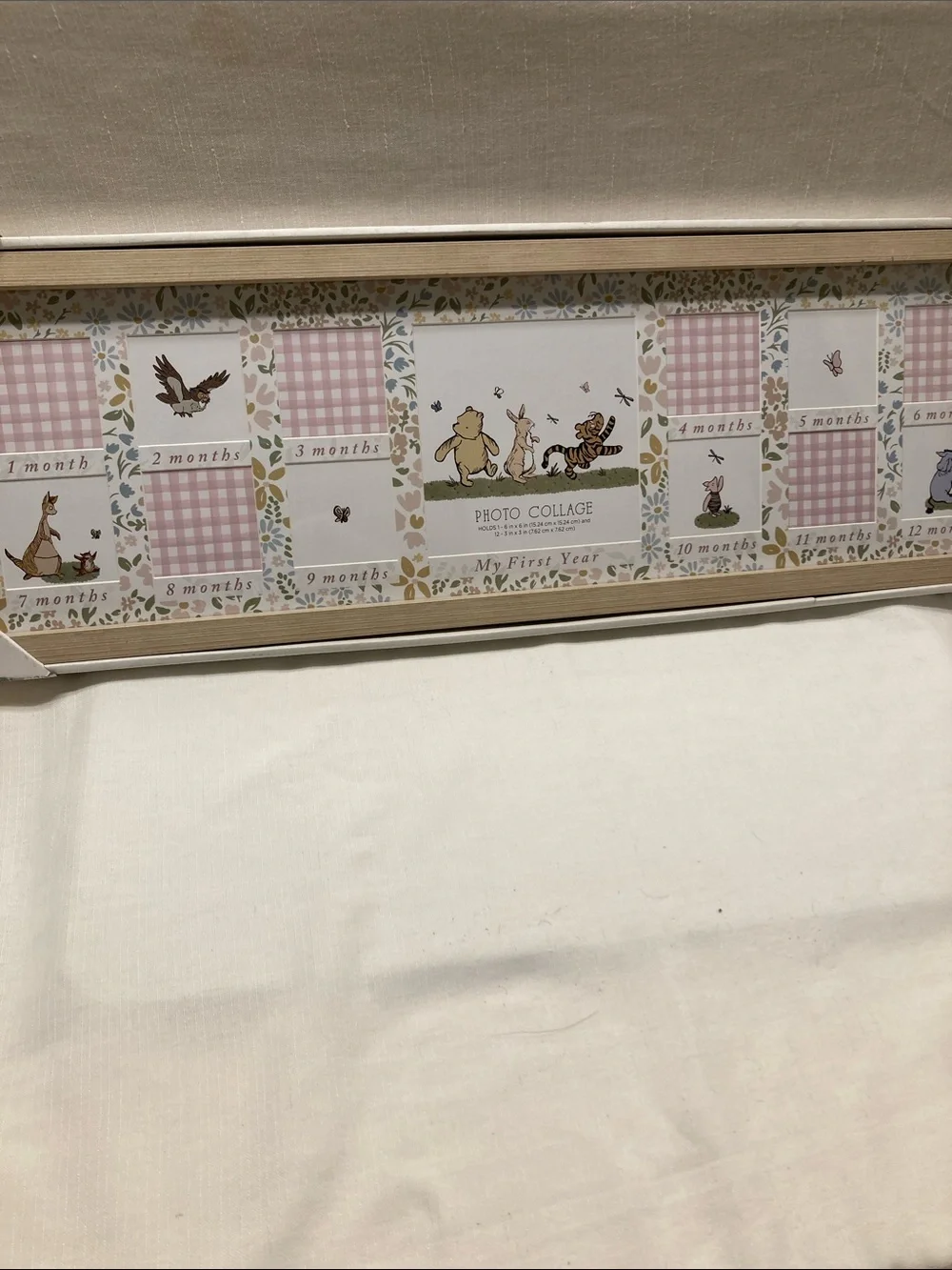 Wendy Bellissimo Pink Winnie the Pooh Baby Photo Collage Frame